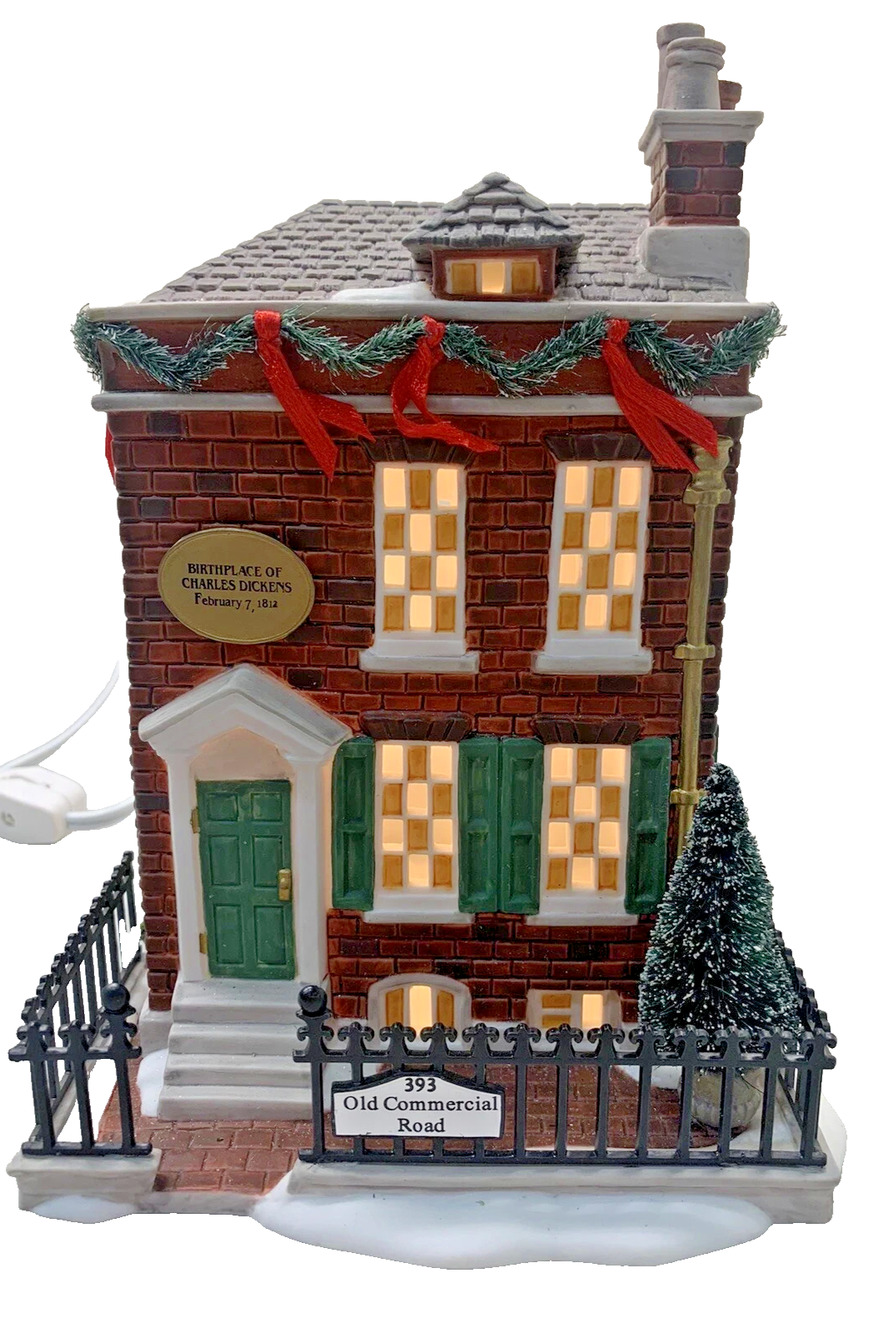 Dept 56 Dicken's Birthplace #58710 with Collector Pin and Box